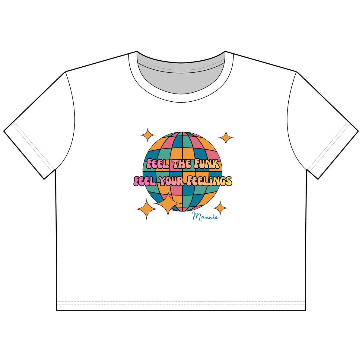 Crop Tee Feel the Funk