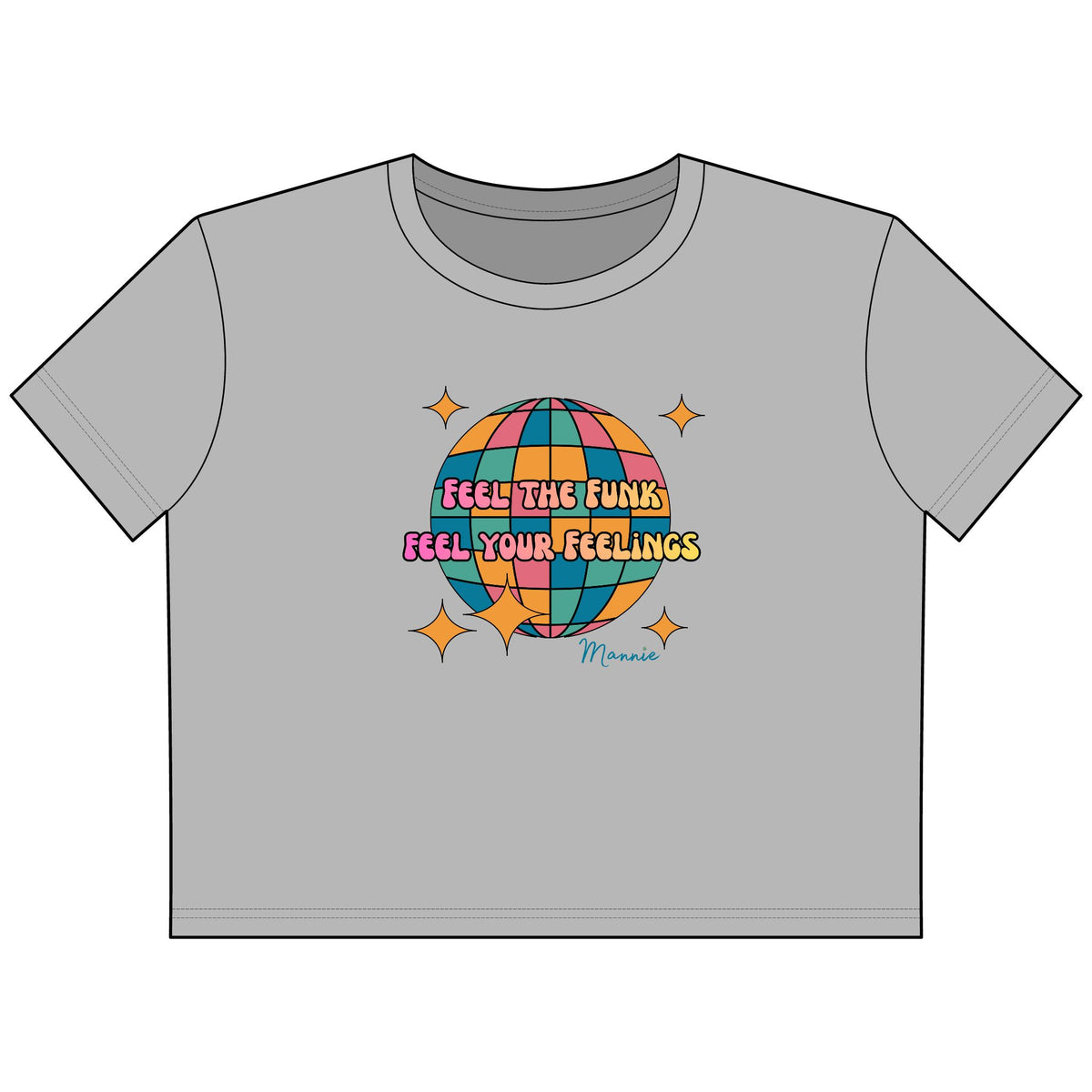 Crop Tee Feel the Funk