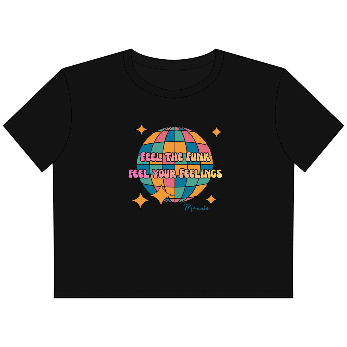 Crop Tee Feel the Funk