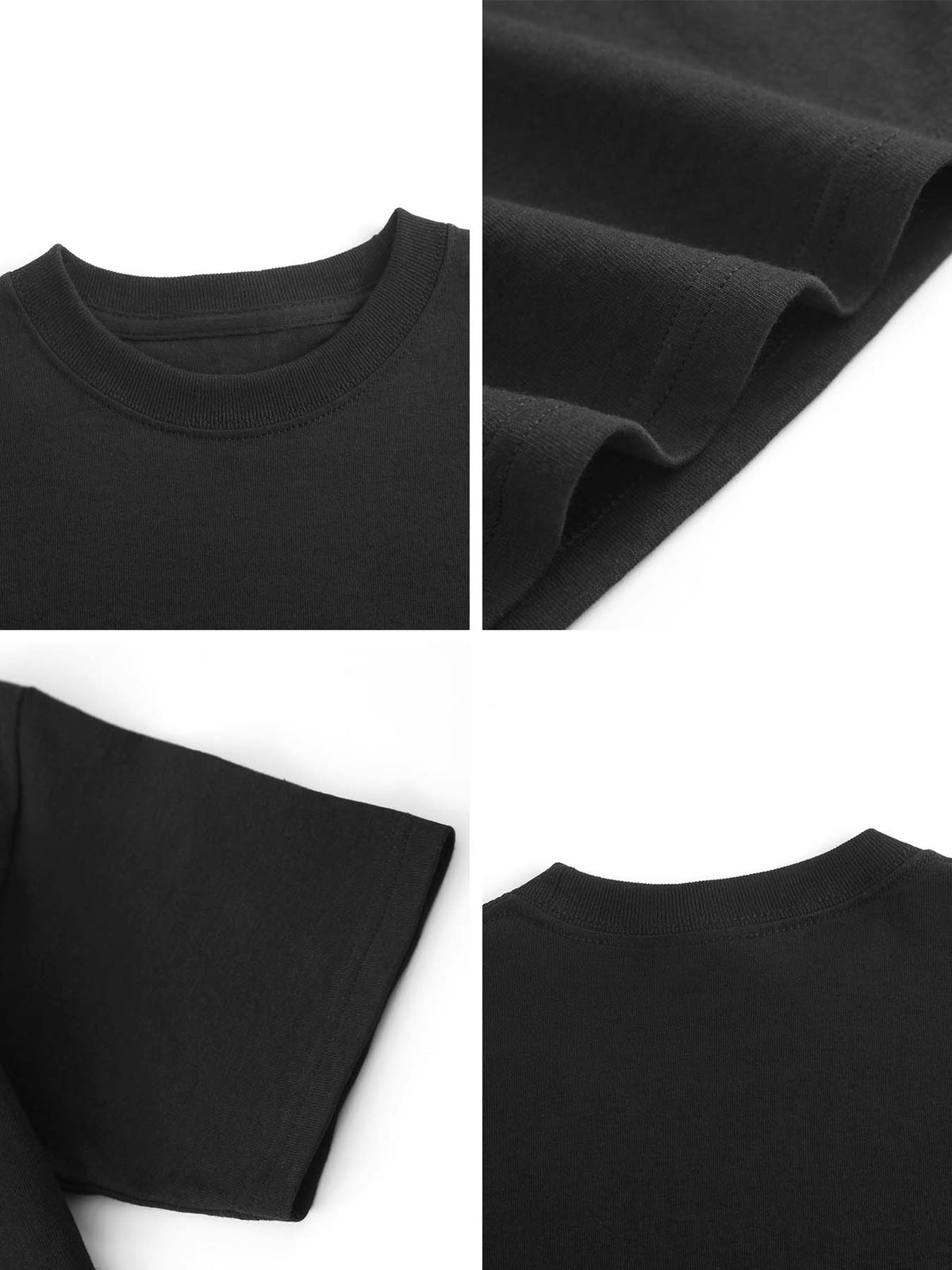 DTF 180gsm Unisex Cotton Short Sleeves T-shirts for Children