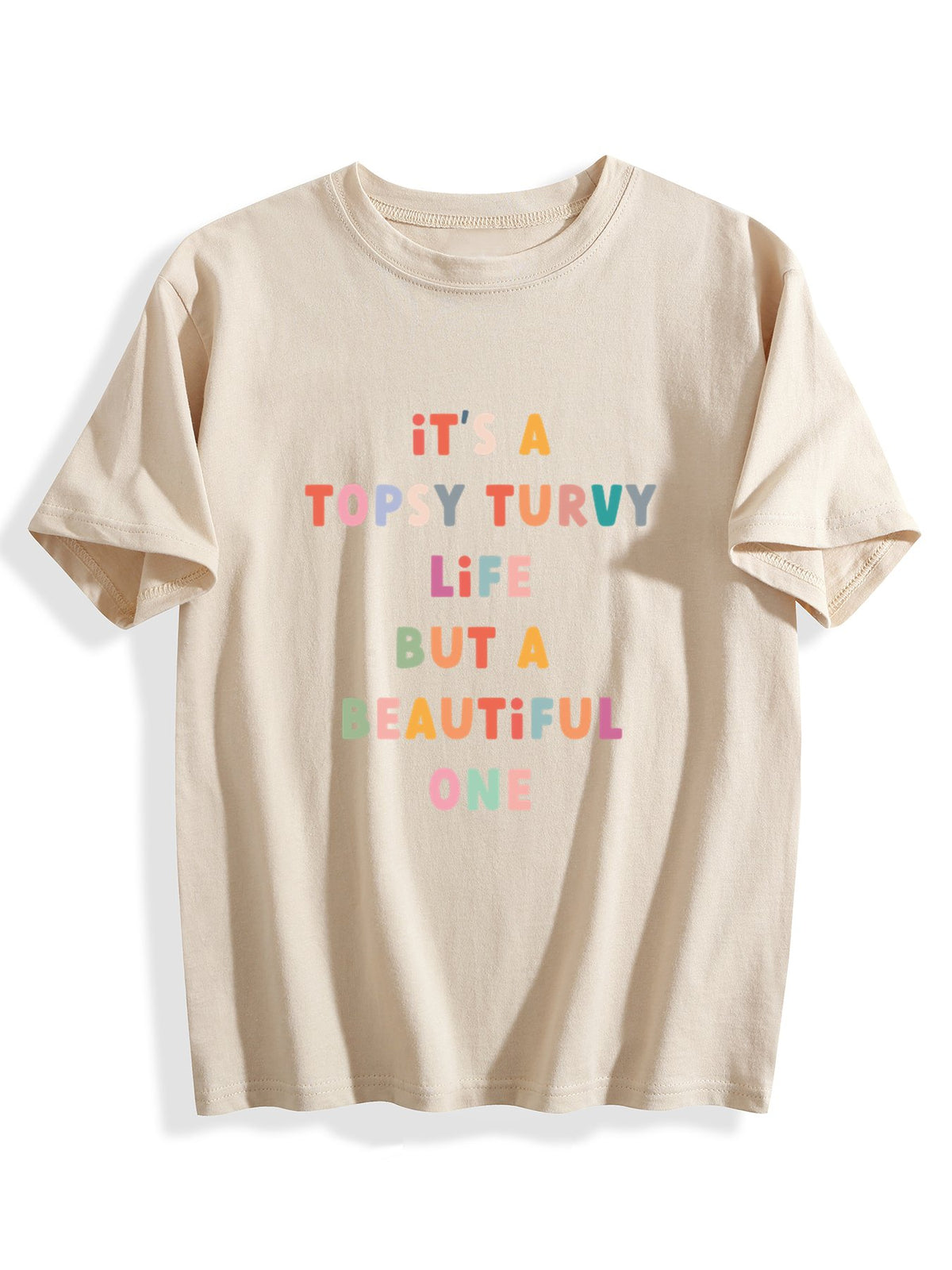 DTF 180gsm Unisex Cotton Short Sleeves T-shirts for Children