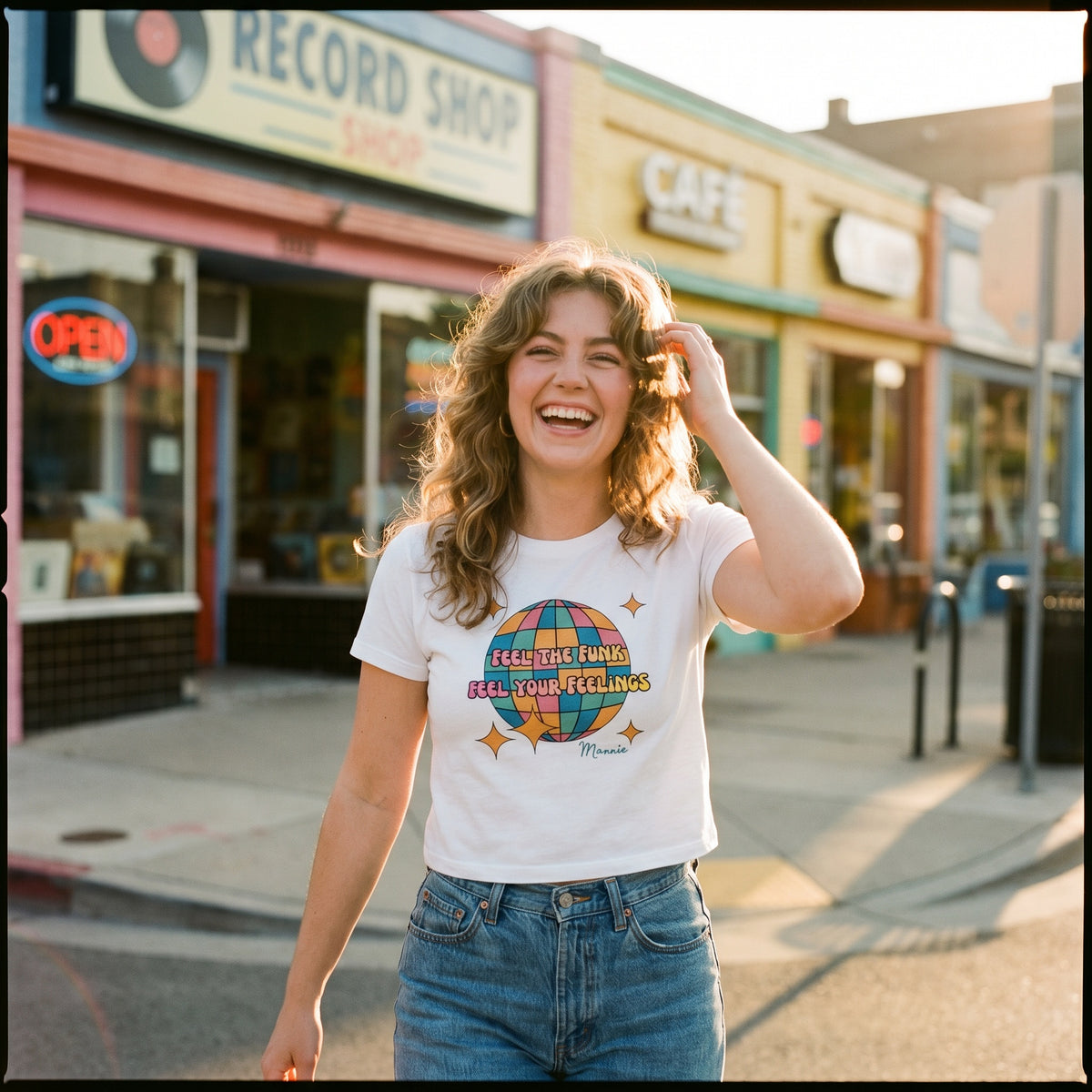 Crop Tee Feel the Funk