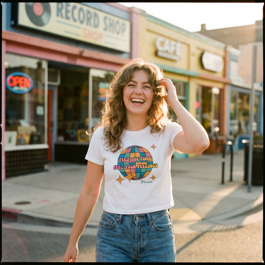 Crop Tee Feel the Funk